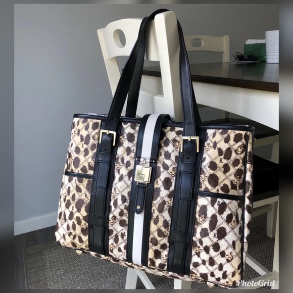 L.A.M.B. Handbags - L.A.M.B by Gwen Stefani Leopard Large Tote bag.